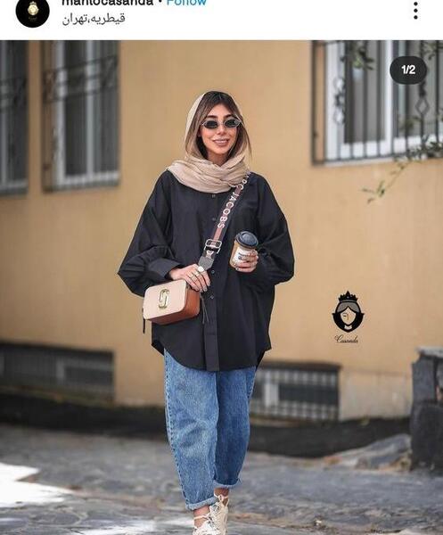 عکس مدل مانتو جدید دخترانه اسپرت شیک