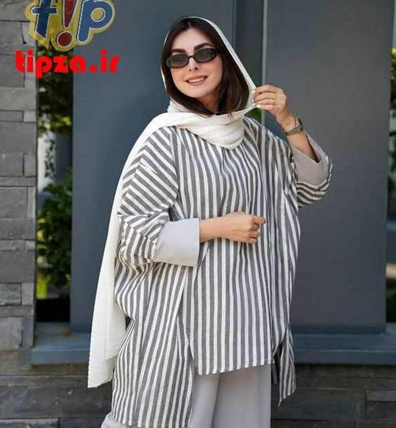 عکس مدل مانتو راه دار جدید اسپرت دخترانه