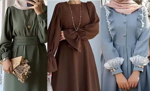 عکس مدل مانتو پیراهنی دخترانه جدید