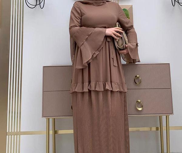 عکس مدل مانتو پیراهنی دخترانه جدید