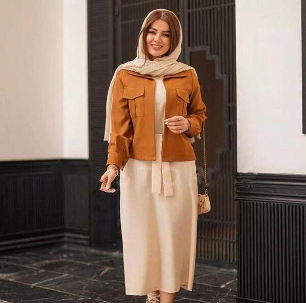 عکس مدل مانتو پیراهنی دخترانه جدید کوتاه