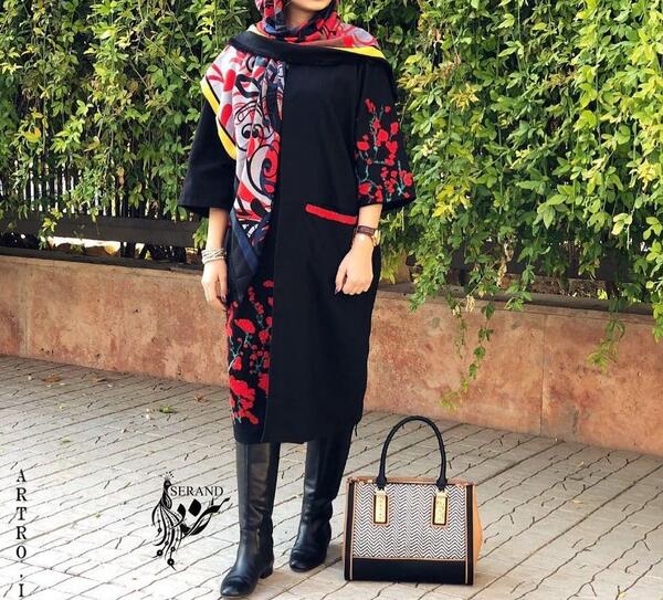 عکس مدل مانتو پاییزه دخترانه جدید اینستاگرام