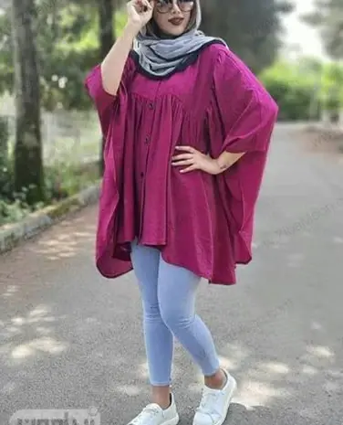 عکس مدل مانتو ابروبادی جدید دخترانه شیک