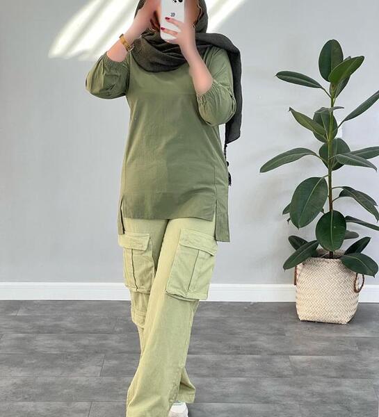 عکس مدل مانتو کتان اسپرت