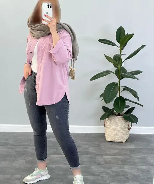 عکس مدل مانتو کتان اسپرت