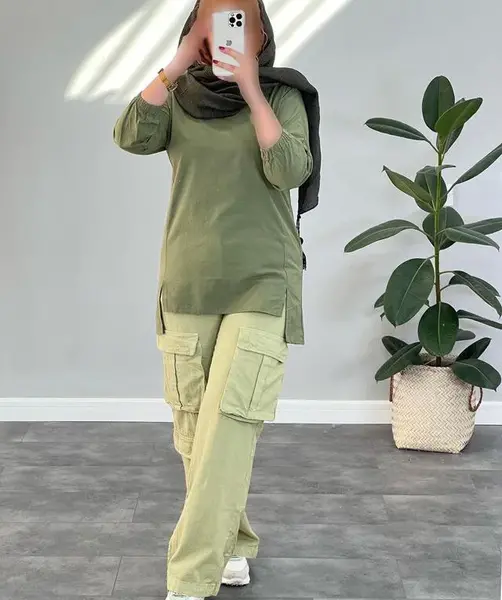 عکس مانتو کتان اسپرت دخترانه