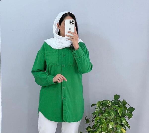 عکس مانتو کتان اسپرت دخترانه