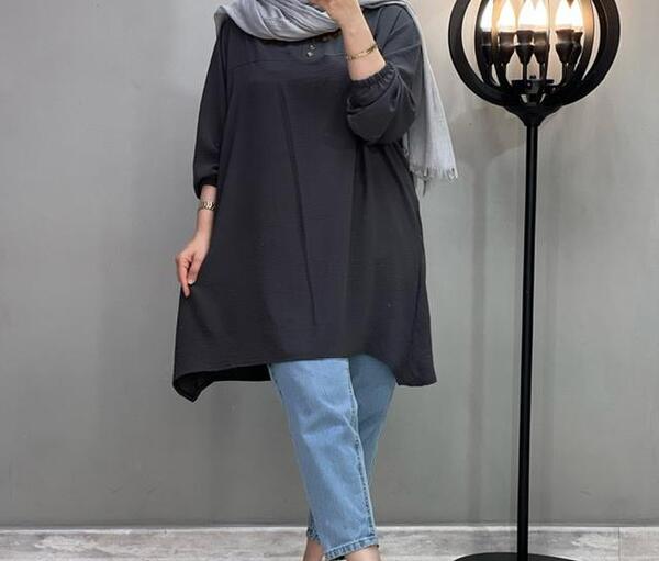 عکس مانتو ابروبادی مشکی