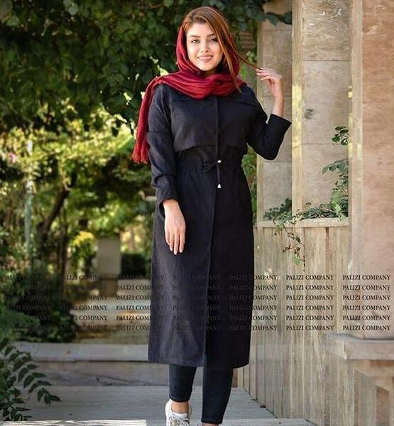عکس مانتو ابروبادی مشکی
