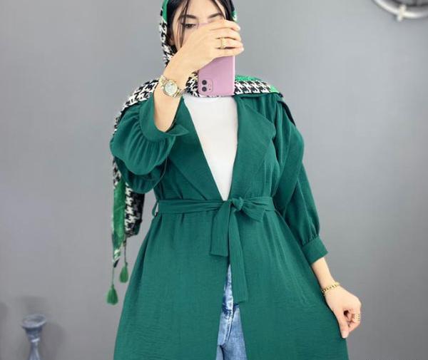 عکس مانتو ابروبادی طرح دار