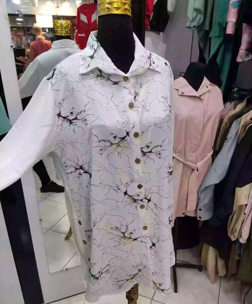 عکس مانتو ابروبادی طرح دار