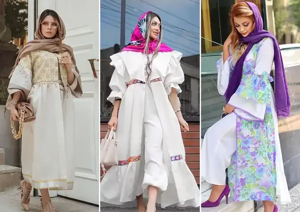 عکس مانتو بلند شیک و زیبا
