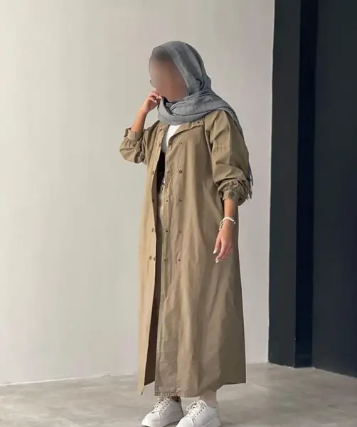 عکس مانتو بلند شیک و زیبا