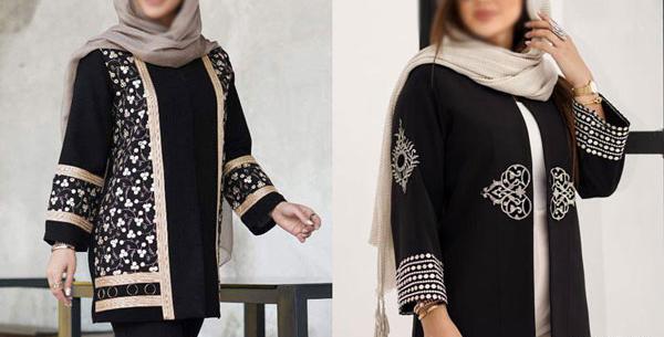 عکس مدل مانتو مشکی دخترانه