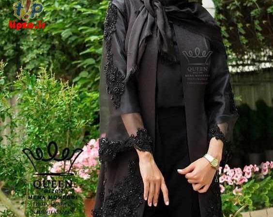 عکس مدل مانتو مشکی دخترانه