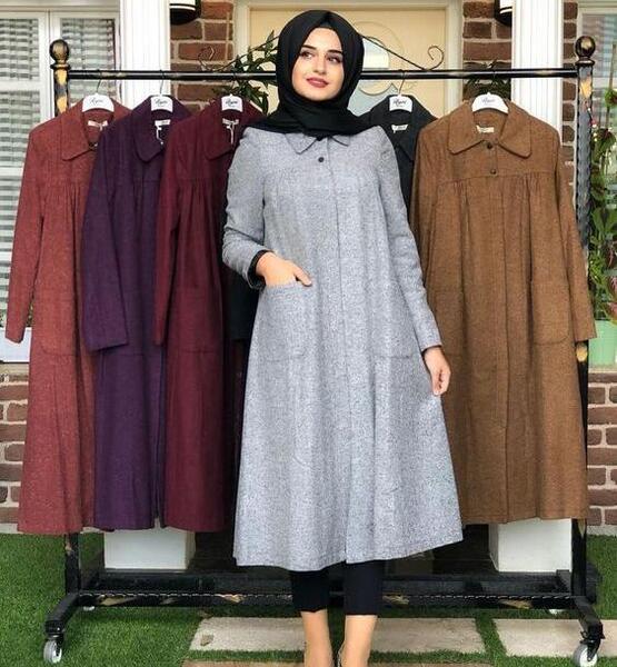 عکس مانتو بارداری پاییزی