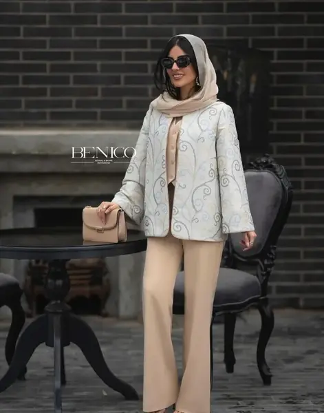 عکس مانتو بارداری پاییزی