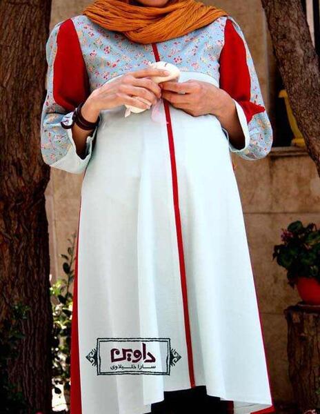 عکس مانتو بارداری کوتاه