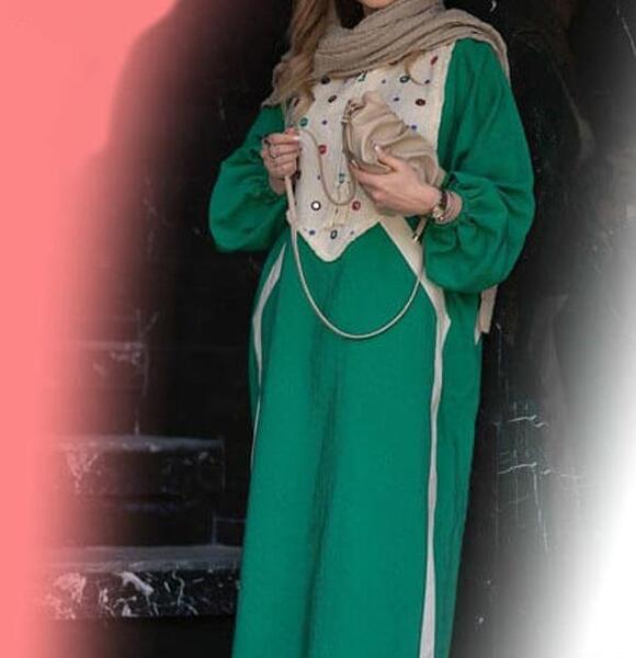 عکس مانتو جلو بسته شیک بلند