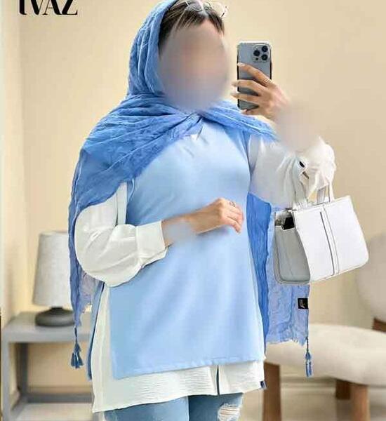 عکس مانتو جلو بسته دکمه دار