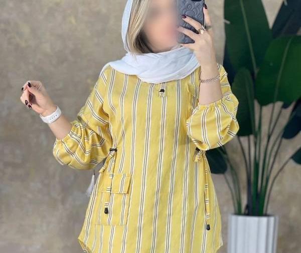 عکس مانتو جلو بسته دکمه دار