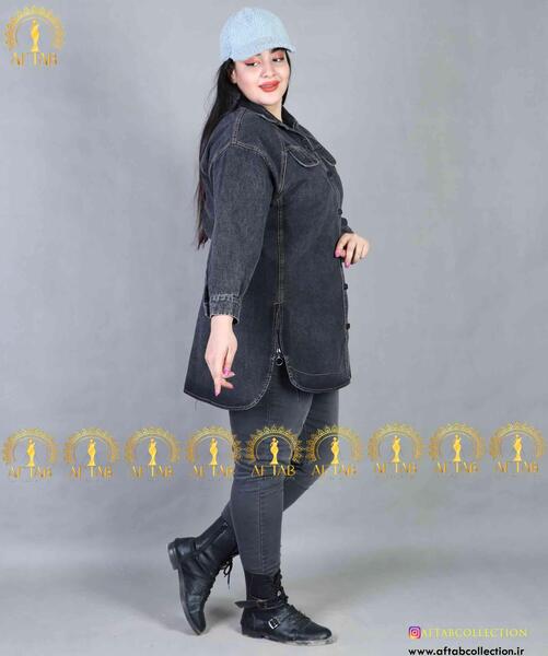 عکس مانتو جین مشکی