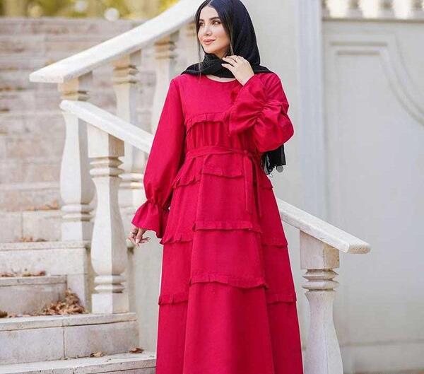 عکس مانتو چین دار بلند