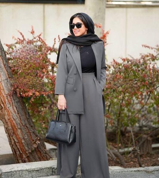 عکس مانتو شلوار کتی دخترانه