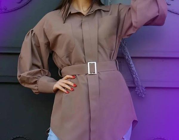 عکس مانتو چین دار کوتاه