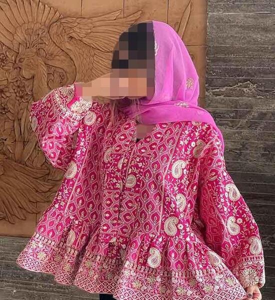 عکس مانتو چین دار کوتاه