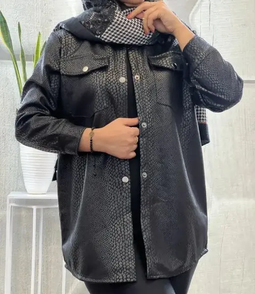 عکس مانتو چرمی