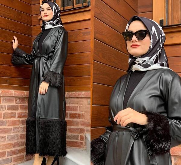 عکس مانتو چرمی