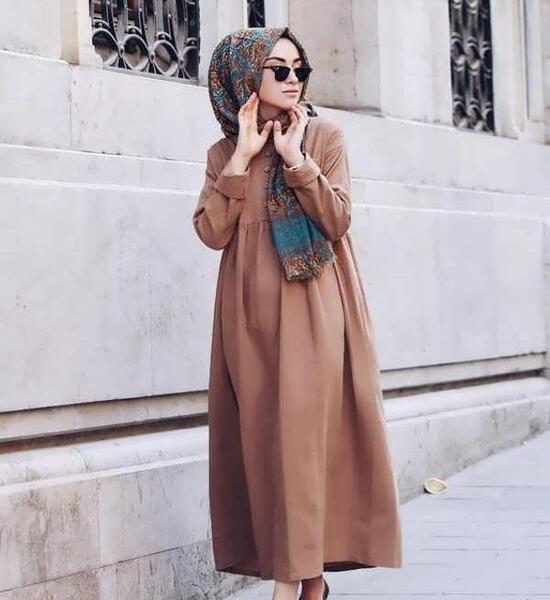 عکس مانتو با حجاب دخترانه