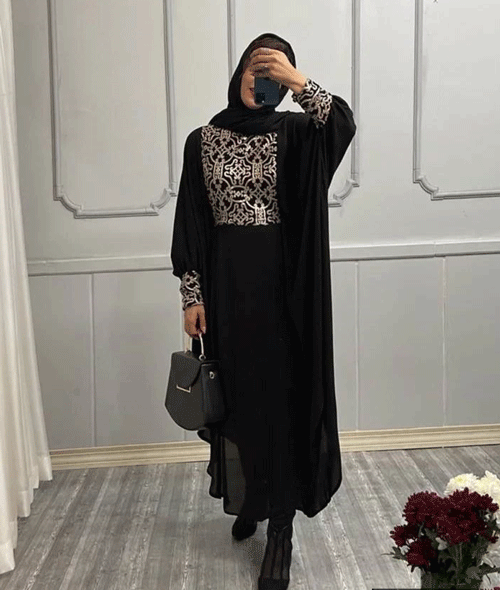 عکس مانتو با حجاب دخترانه