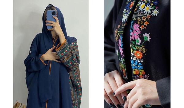 عکس مانتو با حجاب دخترانه