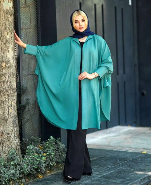 عکس مانتو خفاشی مجلسی