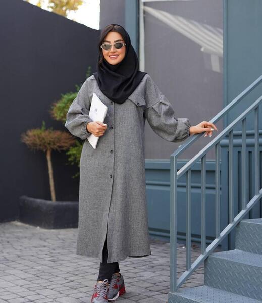 عکس مانتو دانشجویی بلند