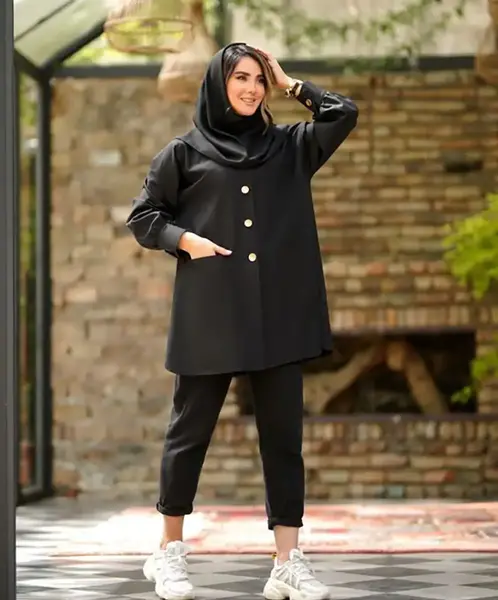 عکس مانتو دانشجویی کوتاه