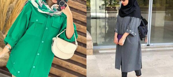 عکس مانتو دانشجویی کوتاه