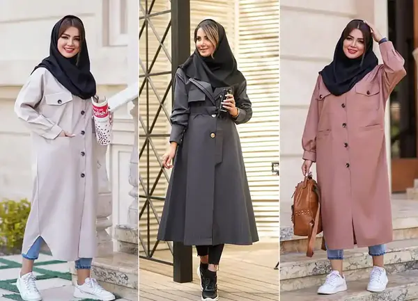 عکس مانتو دانشجویی شیک