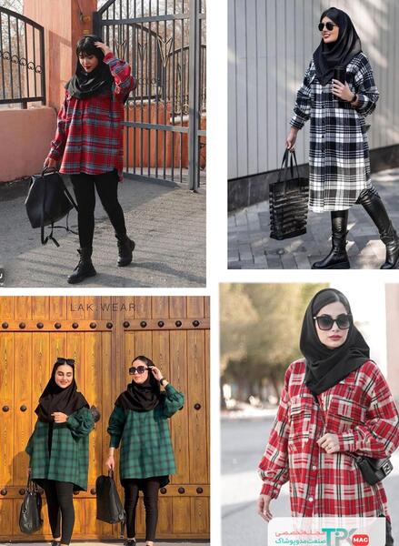 عکس مانتو دانشجویی پاییزی