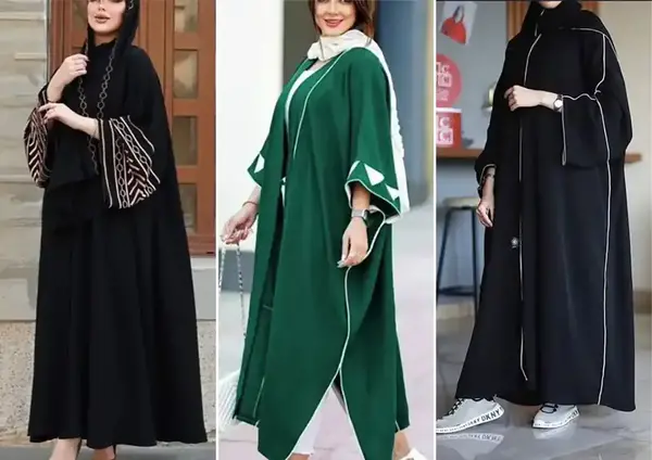 عکس مدل مانتو عبایی دخترانه