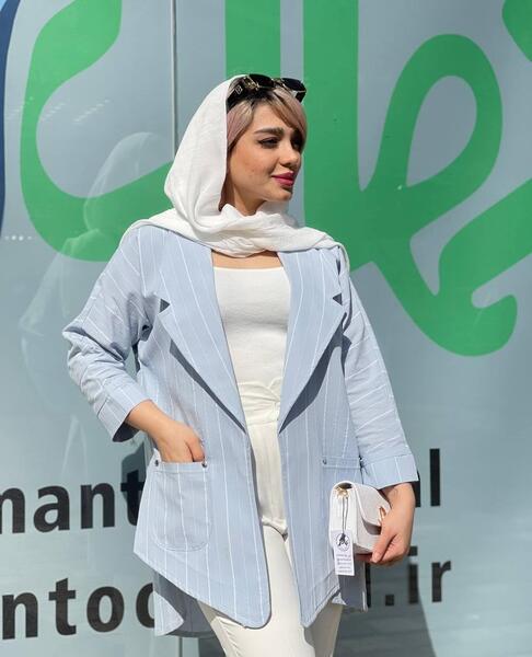 عکس مانتو لنین راه راه