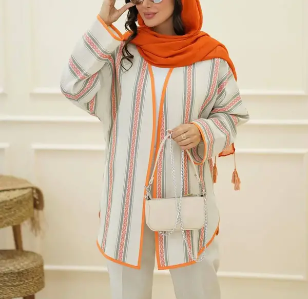 عکس مانتو لنین راه راه