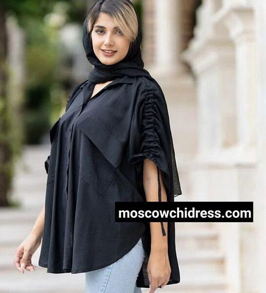 عکس مانتو ساده مشکی
