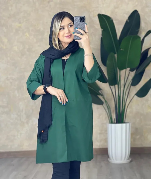 عکس مانتو ساده دخترانه