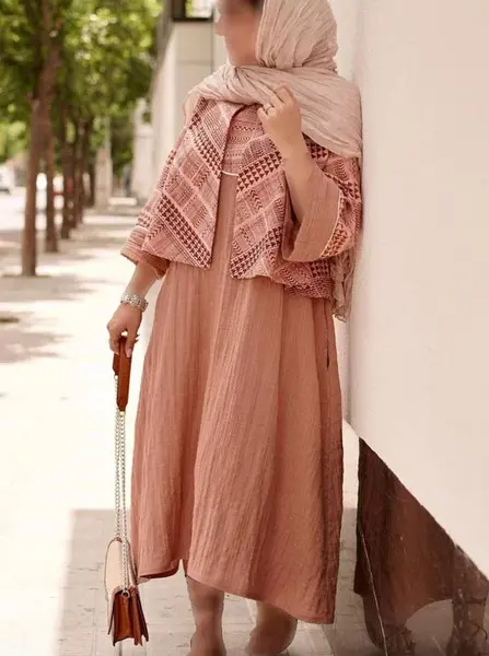 عکس مانتو ساحلی دو تیکه