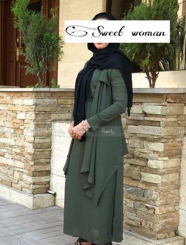 عکس مانتو ساحلی بلند