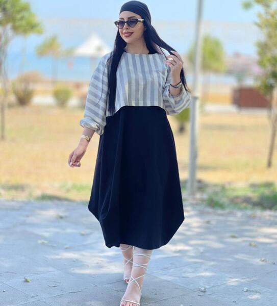 عکس مانتو ساحلی بلند