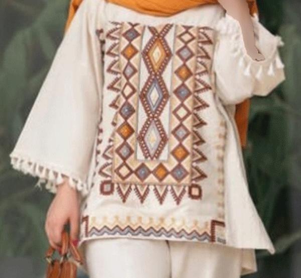 عکس مانتو سنتی کوتاه